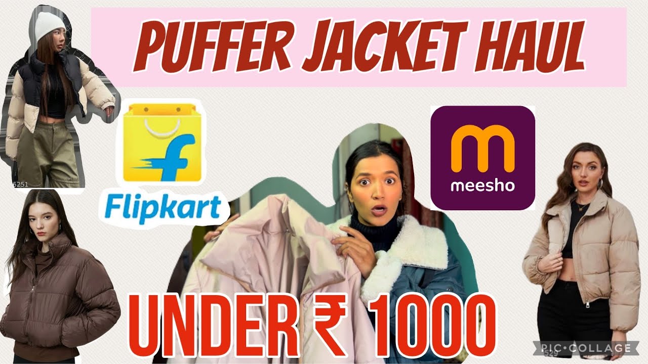PUFFER JACKET HAUL UNDER ₹ 1000 |  Winter jacket for women girls 🧥 #meesho #winterwear #jacket
