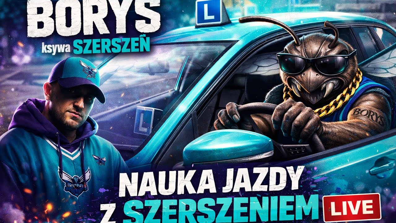 Borys „Szerszeń” – 18h szkolenia | Łuk i parkowanie równoległe NA ŻYWO