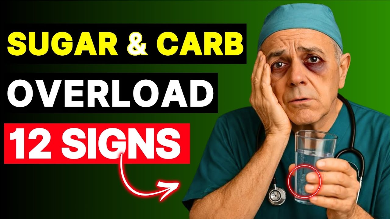 SENIORS, 12 Signs You're Eating TOO Much Sugar & Carbs | Senior Health Tips