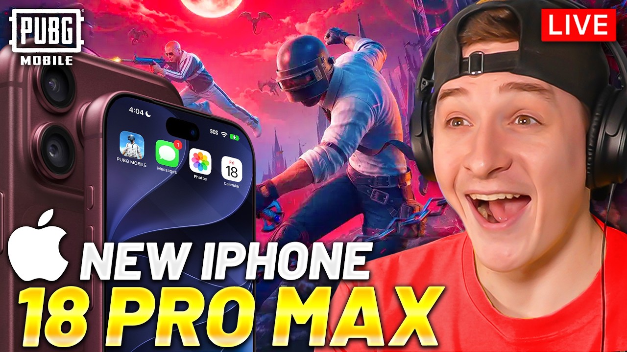 NEW IPHONE 18 PRO MAX - PUBG MOBILE GAMEPLAY LIVE