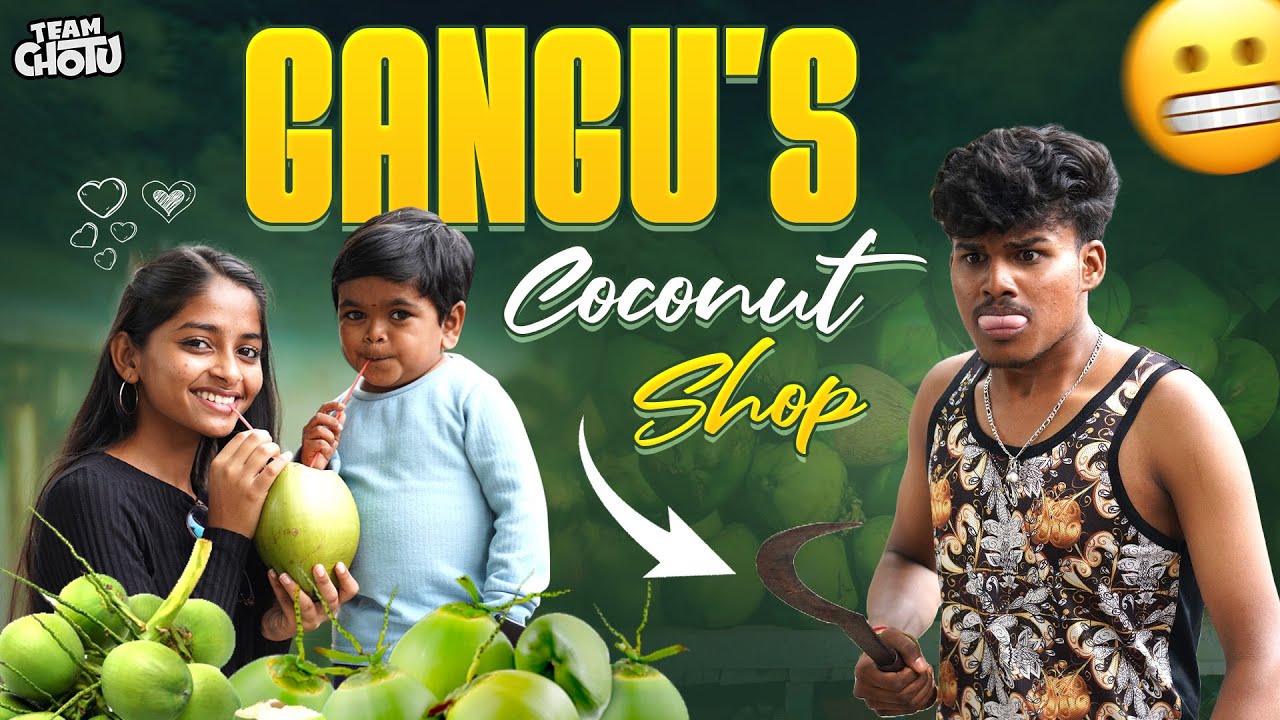 Gangu's Coconut Shop || Telugu comedy Short film 2024 || Team Chotu || TCW