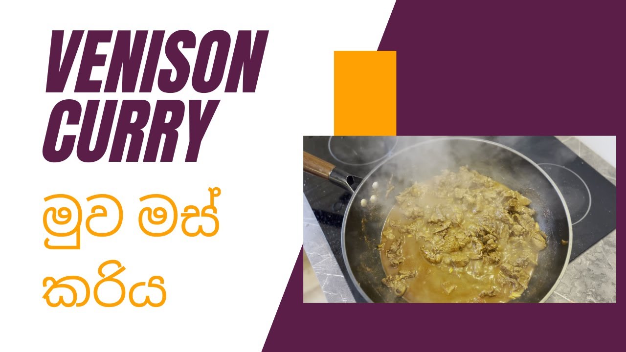 අයර්ලන්තයේ හදපු මූව මස් කරිය  sir Lankan style venison curry