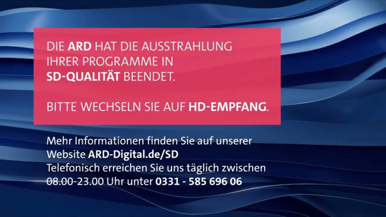 NDR - SD Abschaltung (07.01.2025; 10 Uhr)