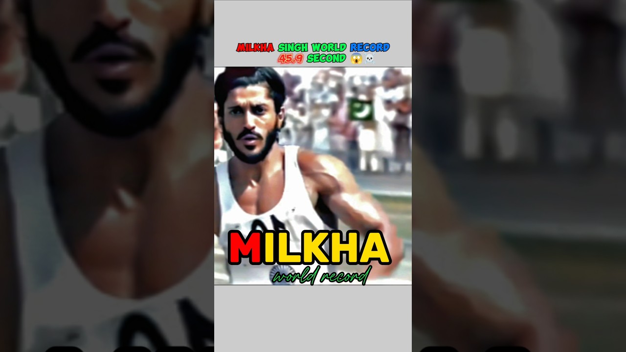 Milkha singh world record 😱👿