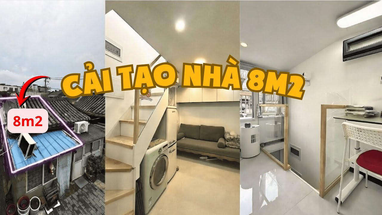 Biến căn nhà 8m² chật chội trong khu phố cổ thành mái ấm xinh đẹp cho gia đình 4 ngườ | Cải tạo nhà