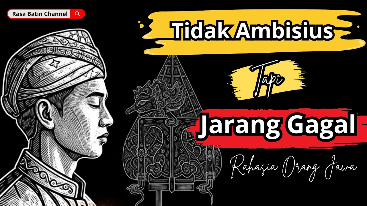 Mengapa Orang Jawa Tidak Terlihat Ambisius, Tapi Jarang Gagal