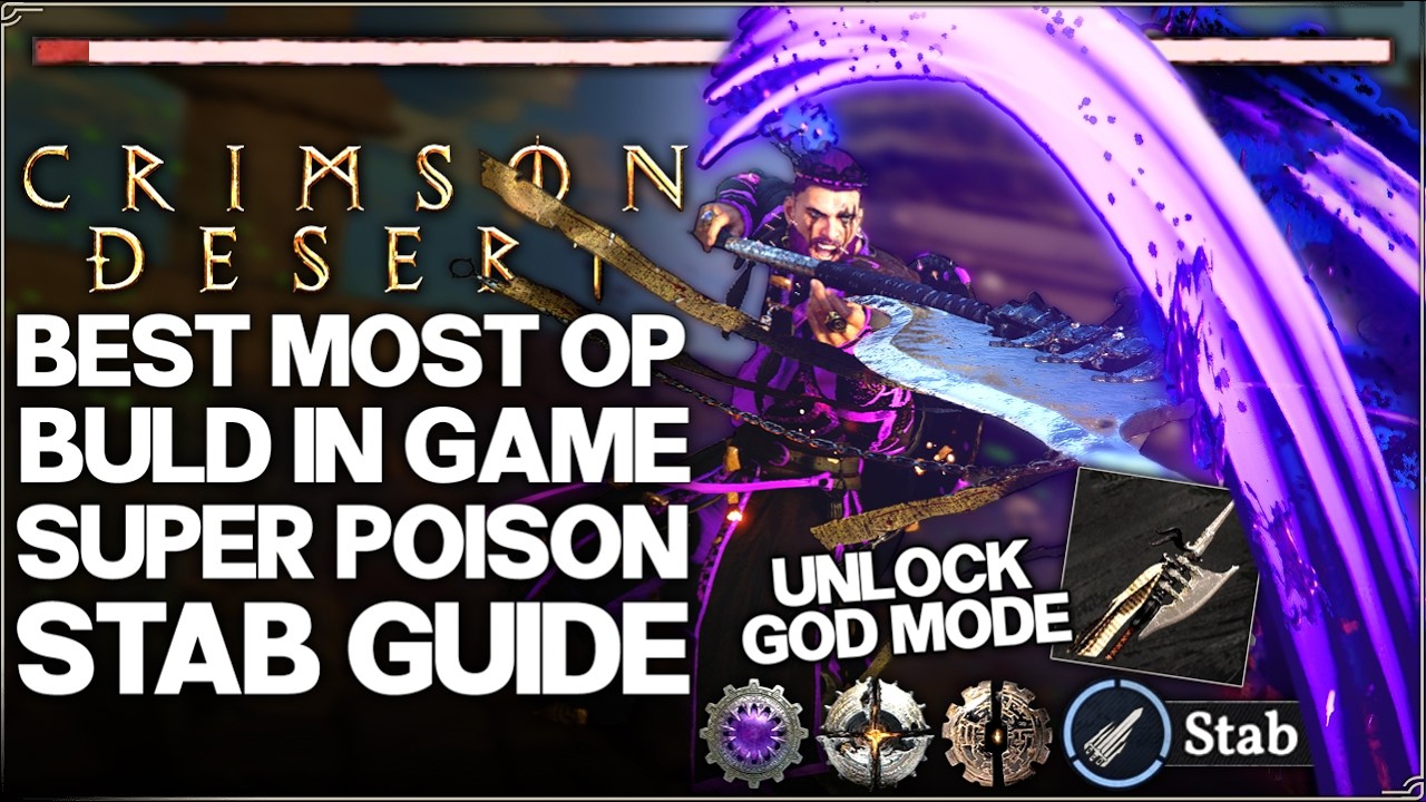 Crimson Desert - This Attack = Kill Every Boss in Seconds - New Best Most OP Build - Poison Guide!