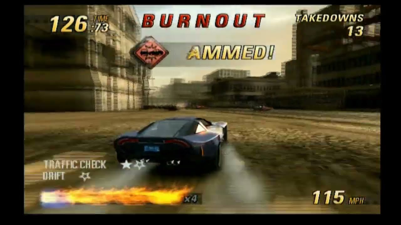 Burnout Revenge PS2 Demos