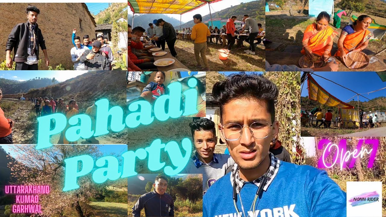 UTTRAKHANDI PARTY&CELEBRATIONS. NONN RIDER #nonnarmy #nonnrider #pahadivlogs  #garhwali #kumaoni