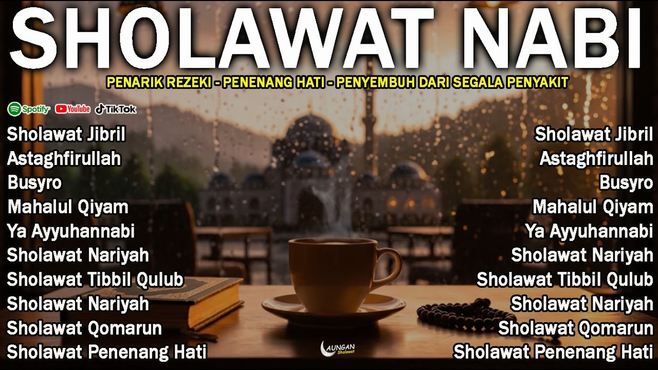 SHOLAWAT JIBRIL PEMBUKA PINTU REZEKI | Astaghfirullah | SHOLAWAT NABI MERDU TERBARU 2026
