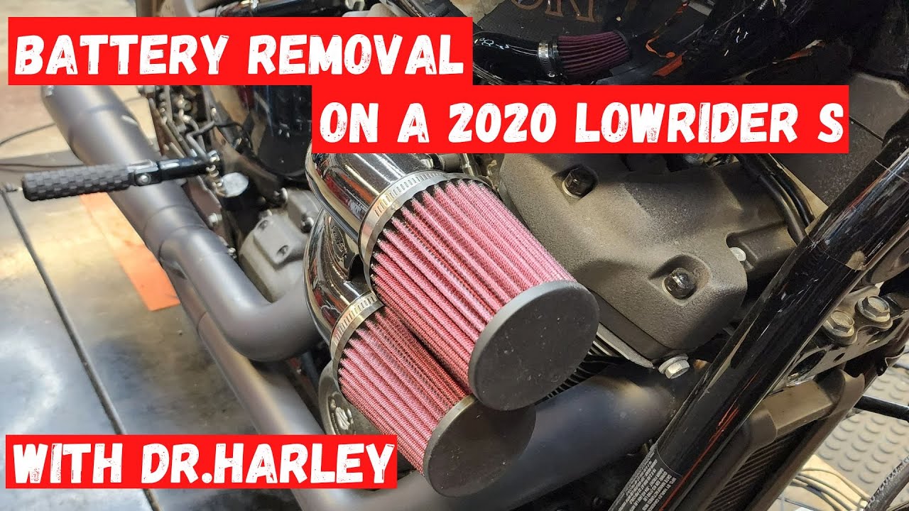 How to remove the battery from a 2020 Softail 
