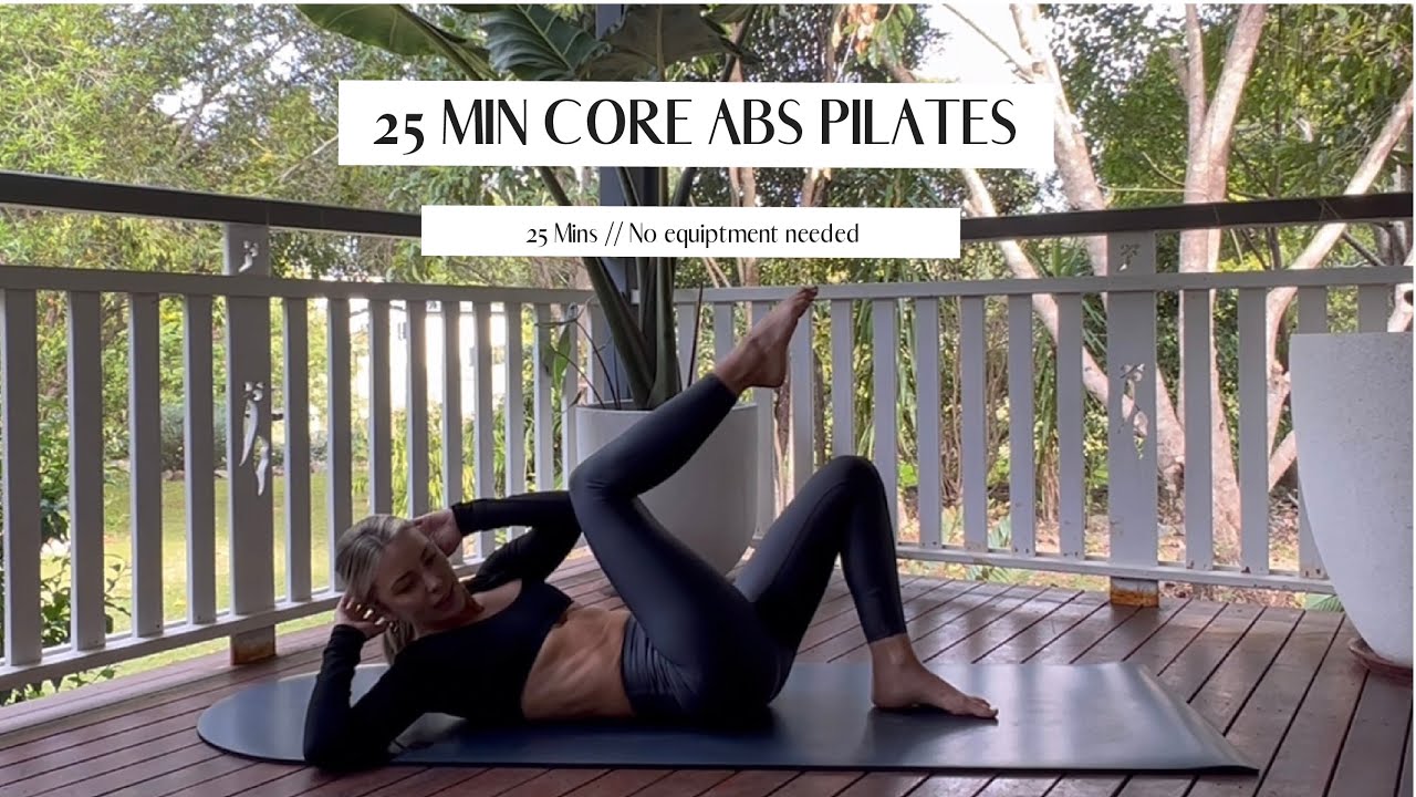 25 minute core burner Pilates workout // no equipment needed