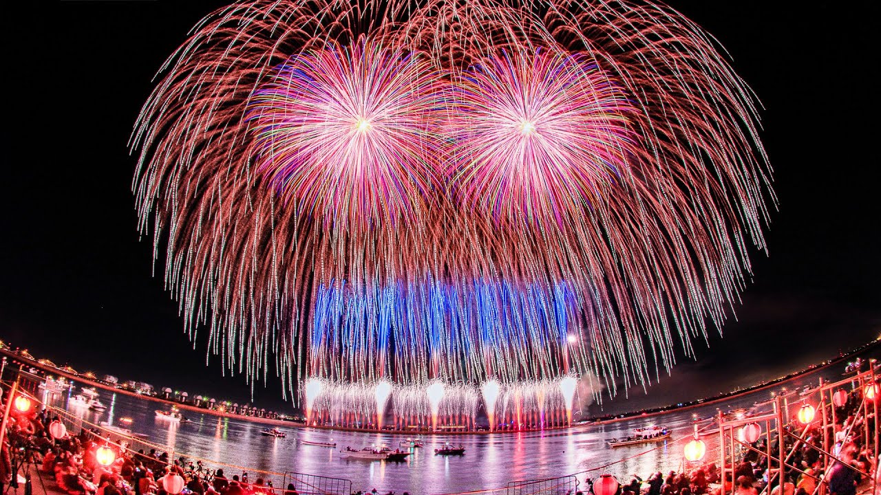 おうちで花火 第2弾 2尺玉合計49発！桑名水郷花火NTN - amazing fireworks display for people staying at home vol.2 Kuwana -