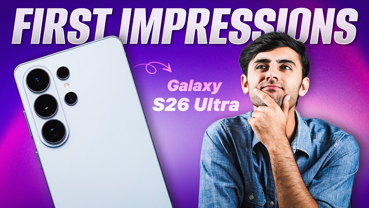 Samsung Galaxy S26 Ultra First Impressions: New Design, Privacy Display, and AI Features! 😍🔥