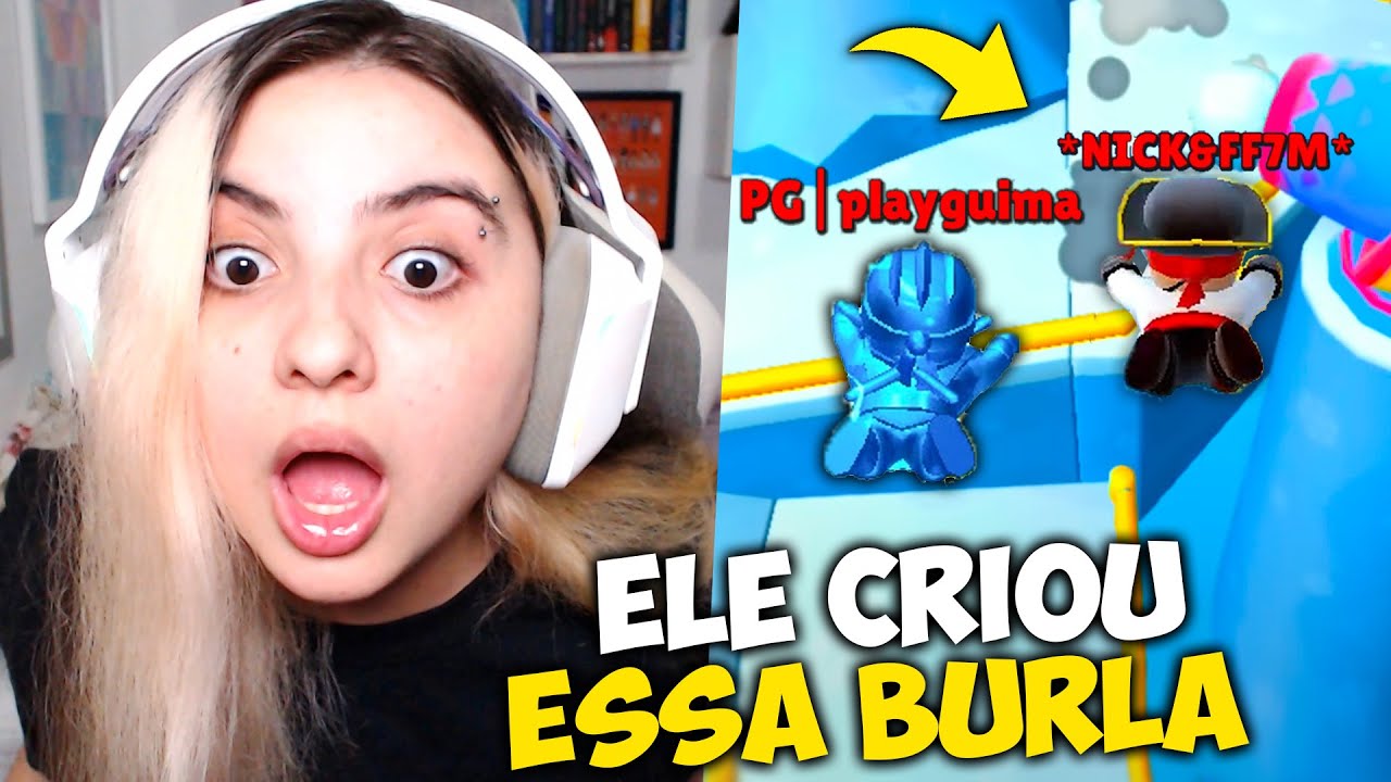 CHAMEI o @Nickoffz PRA ME ENSINAR a BURLA DELE no STUMBLE GUYS!! ELE ME MOSTROU COMO FAZER KKKK