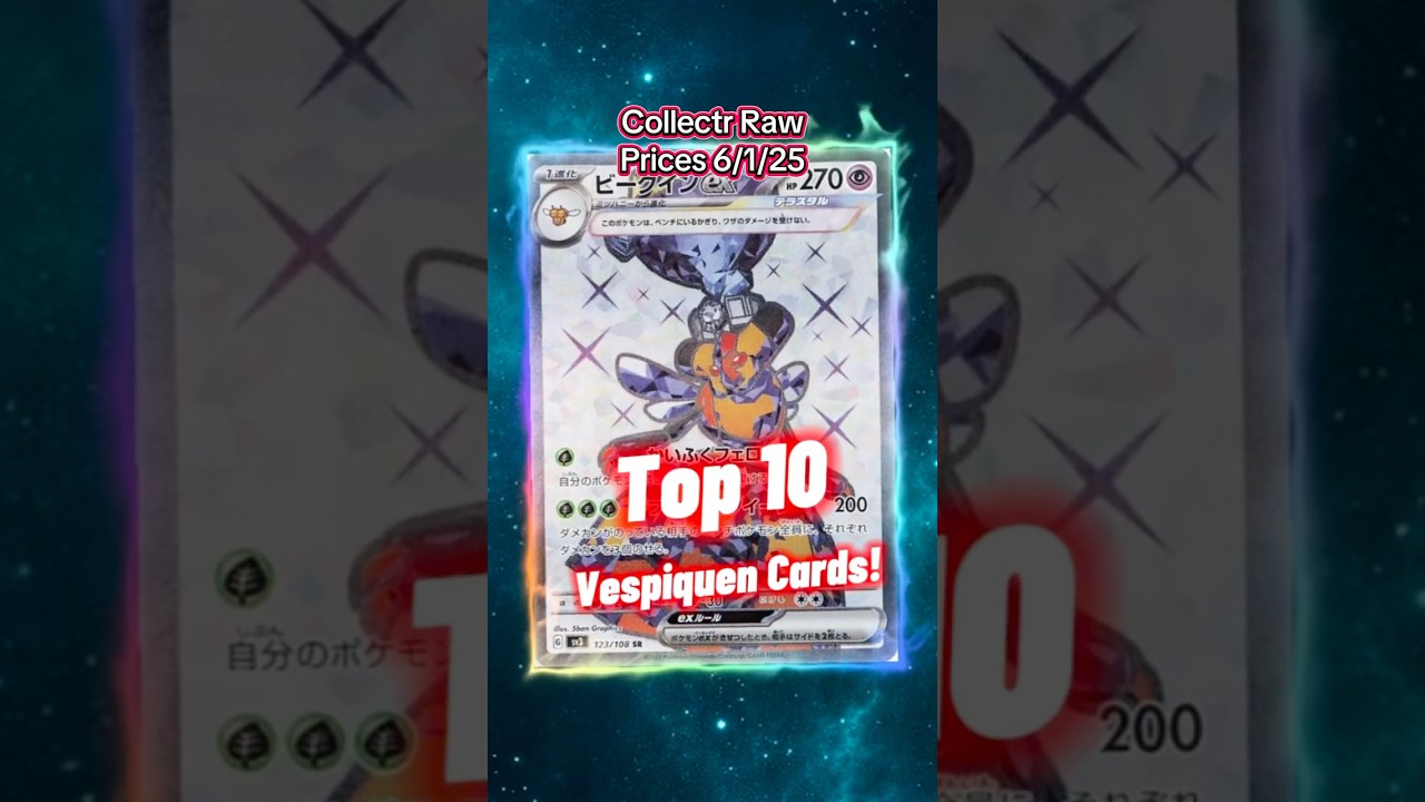 Top 10 EXPENSIVE Vespiquen Pokémon Cards 🐝 