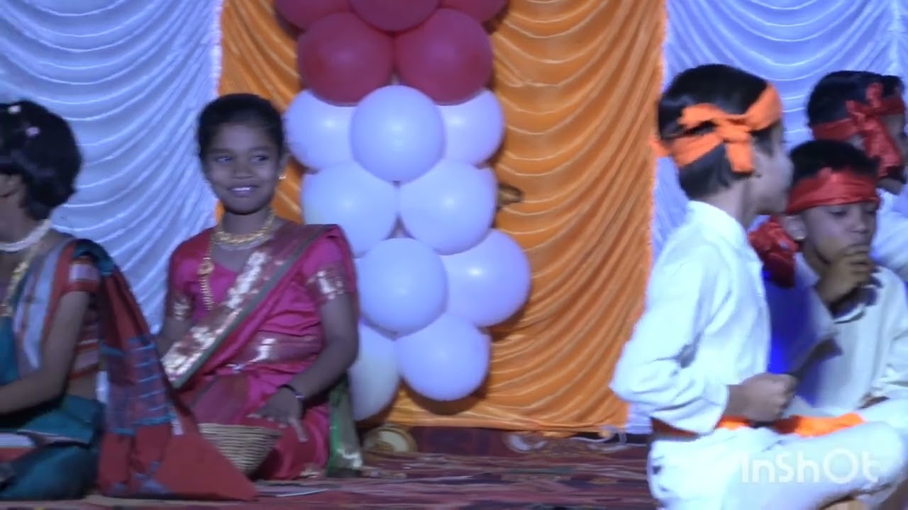 झुंजू मुंजू पहाट झाली.. इयत्ता दुसरीतील मुला-मुलींचे अप्रतिम नृत्य