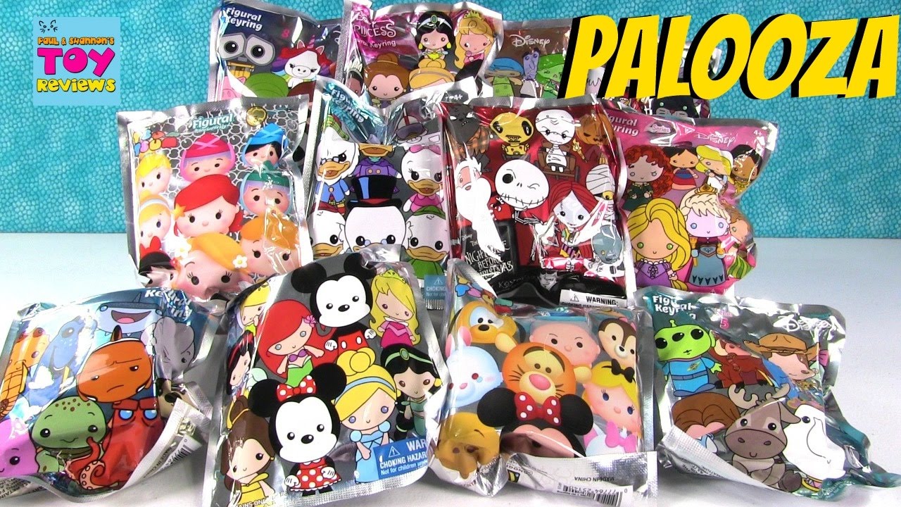 Disney Figural Keyring Palooza Toy Story Princess Frozen Toy Review Blind Bag | PSToyReviews