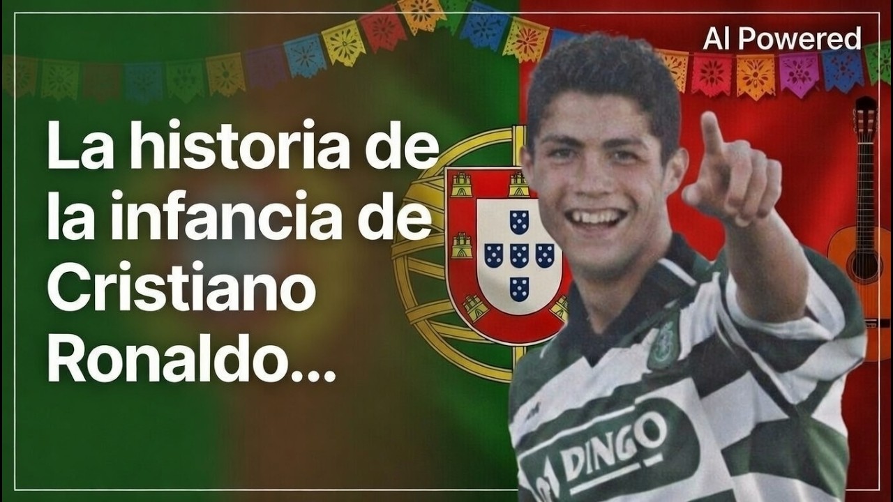 La historia de la infancia de Cristiano Ronaldo /  Al Powered