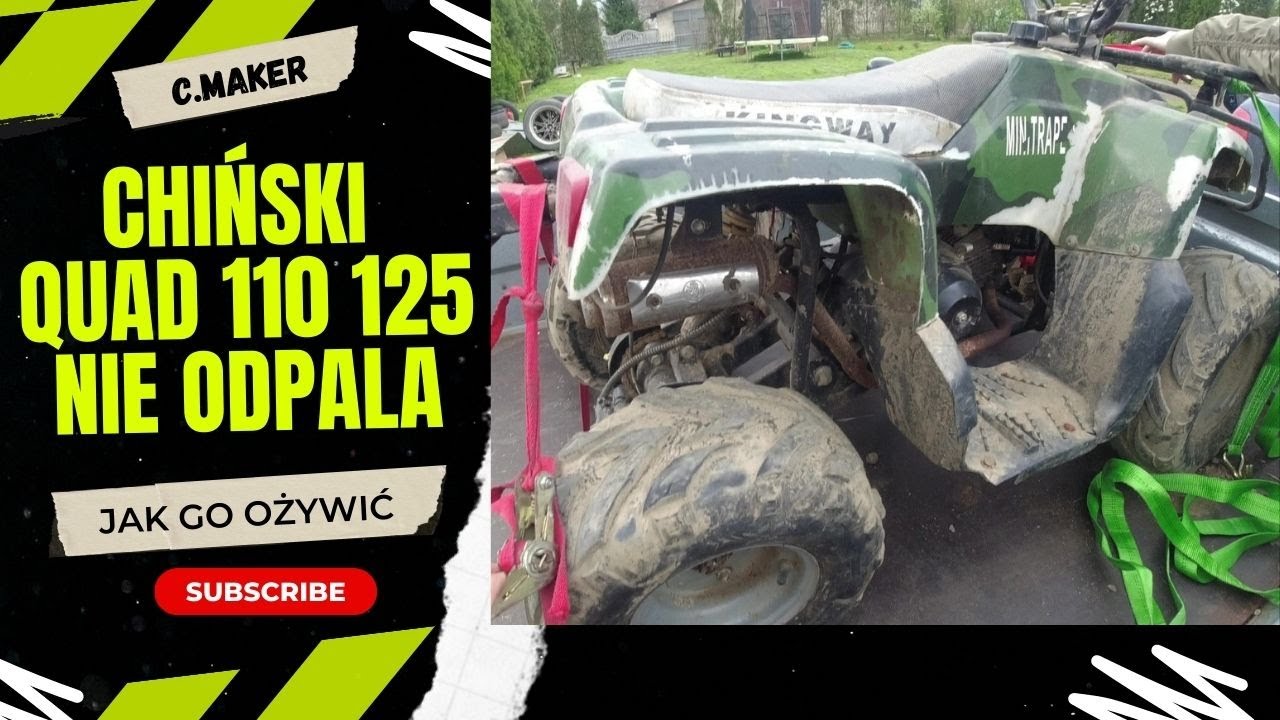ATV 110 125 chiński quad nie odpala