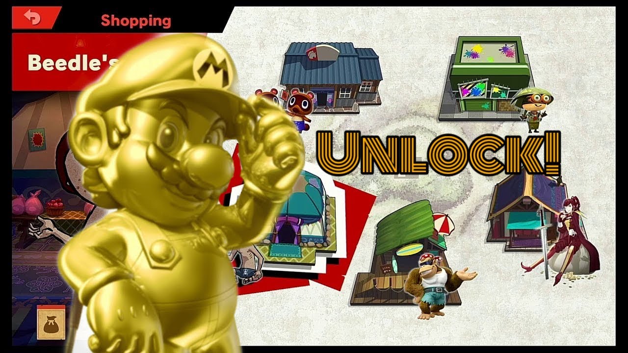 How To Unlock Gold Mario Spirit - Smash Bros Ultimate