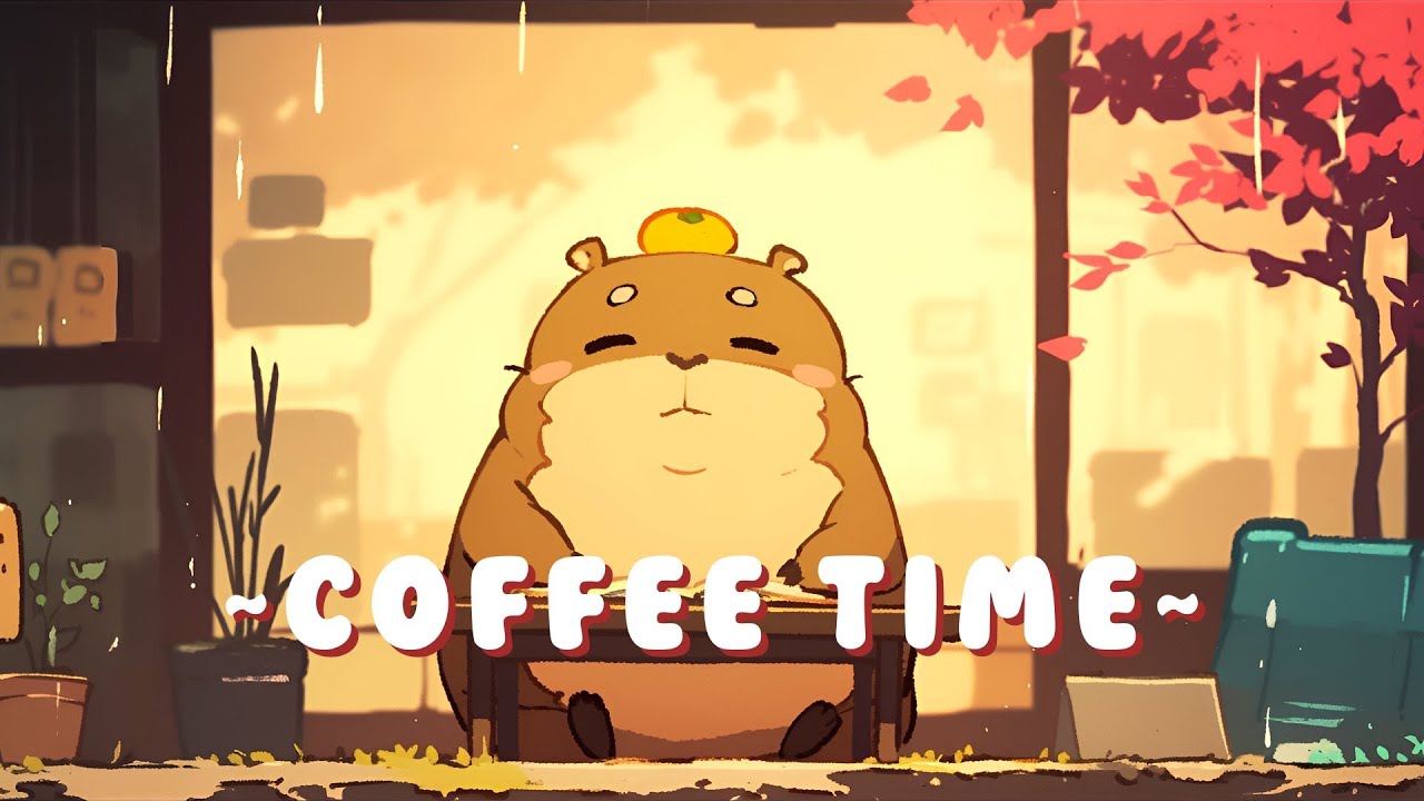 [Full Hour] Capybara Lofi Zone | Cozy Lofi Hip Hop Mix 📚 🎵