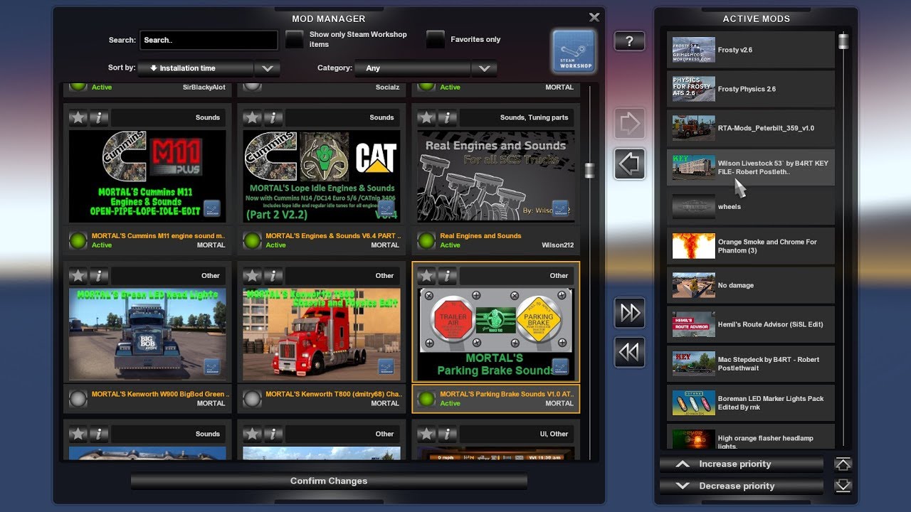 how to put your mods in the correct order