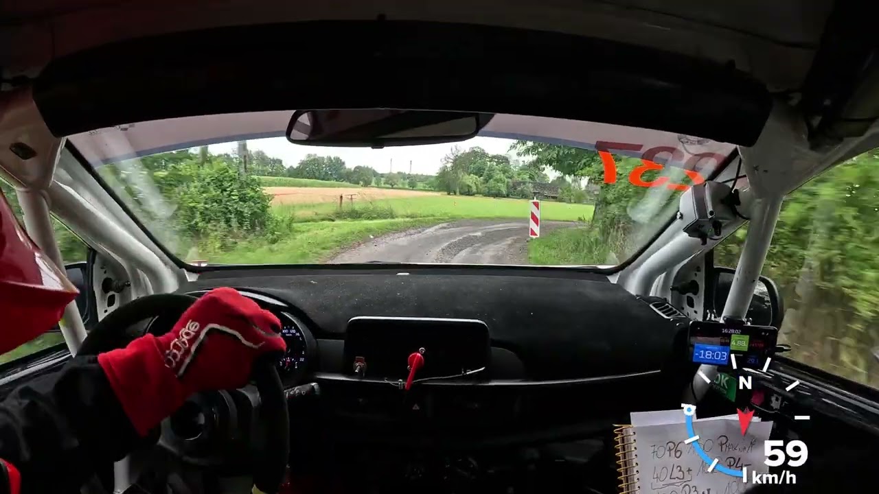 Rajd Śląska 2026 | Damian Boncela | Jacek Wasilewski | OS Kiczyce | Kia Picanto | ONBOARD