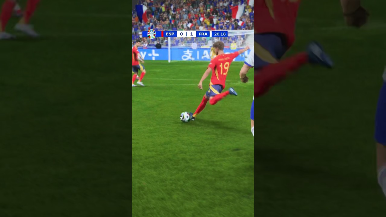 Lamine Yamal AMAZING goal vs France in #EAFC24 🔥 #yamal #lamineyamal #spain #euro2024