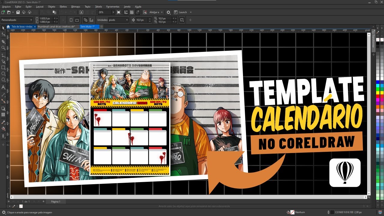 Crie Templates de Calendário CorelDRAW em Minutos