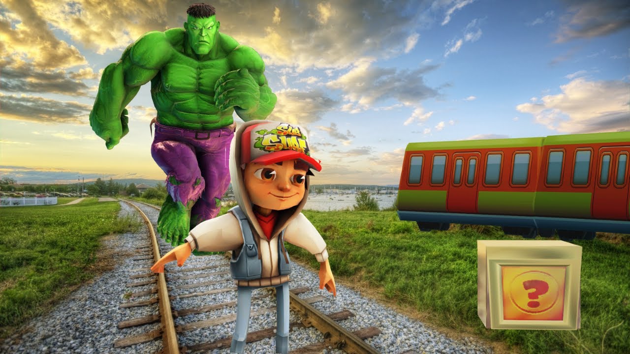 Subway Surfers Vs Hulk in Real Life!