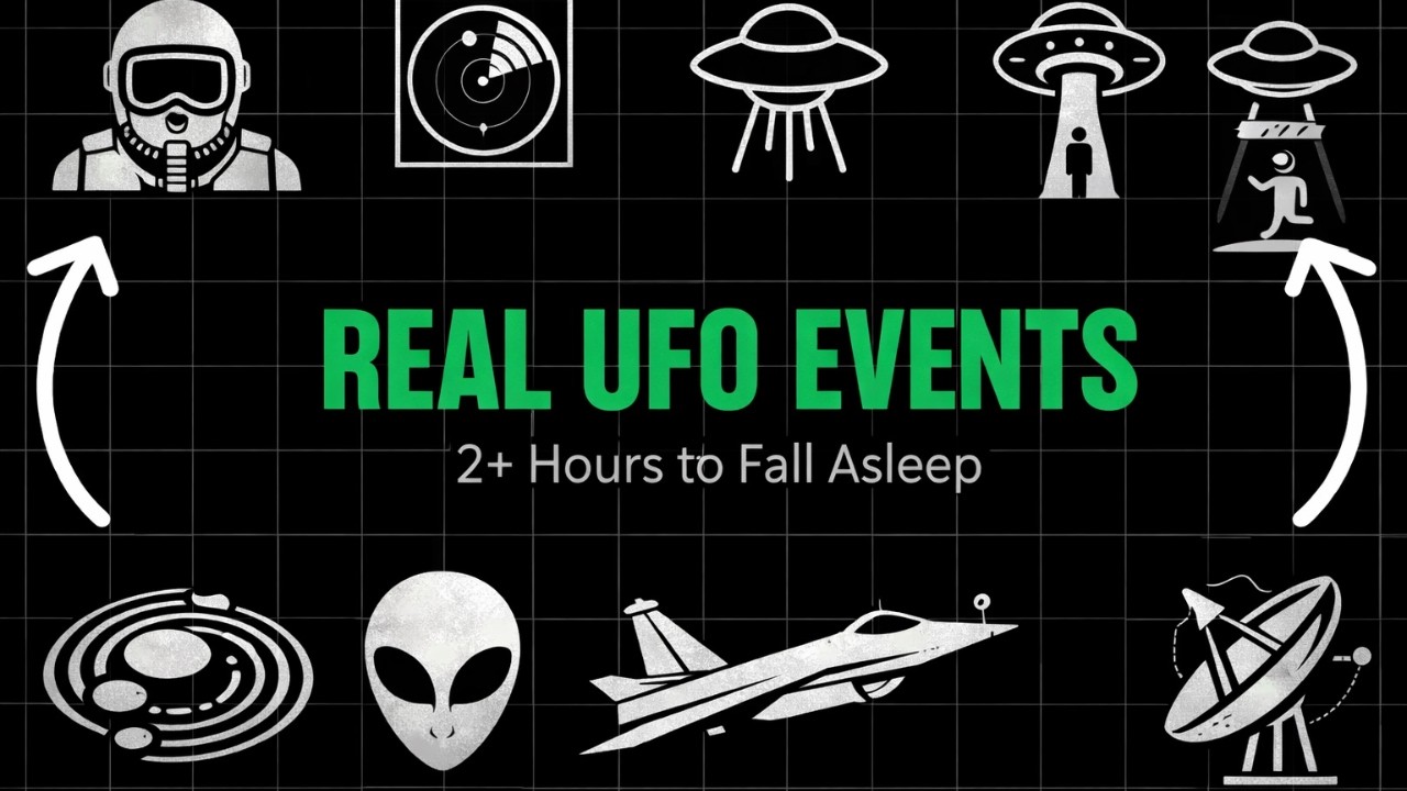 2h+ The Impossible to Debunk UFO Events that were real to fall asleep to