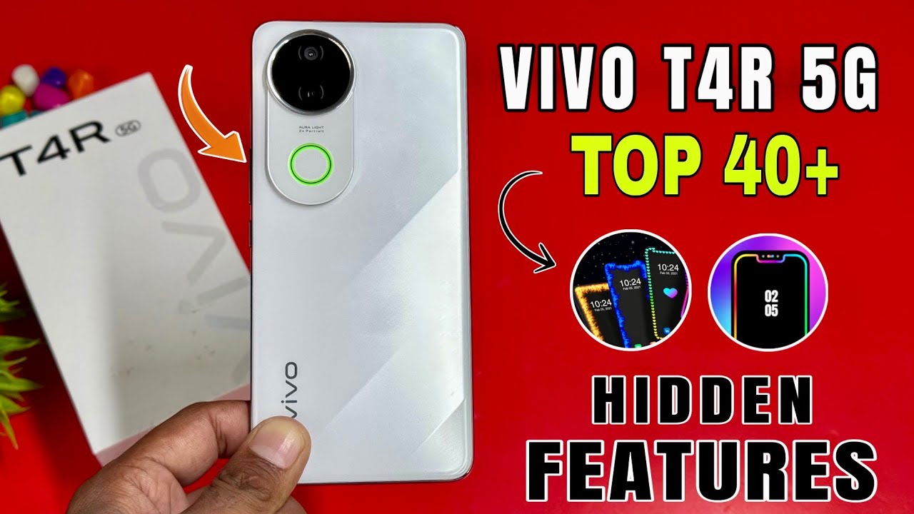 Vivo T4R 5G Top 40++ Hidden Features | Vivo T4r Tips And Tricks | Vivo T4R 5G