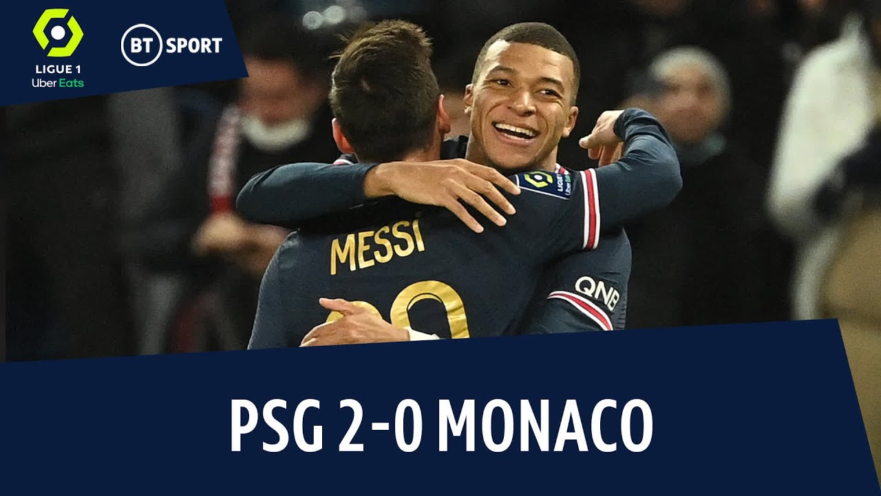 PSG vs Monaco (2-0) | Mbappe bags 100th league goal for the Parisians | Ligue 1 Highlights