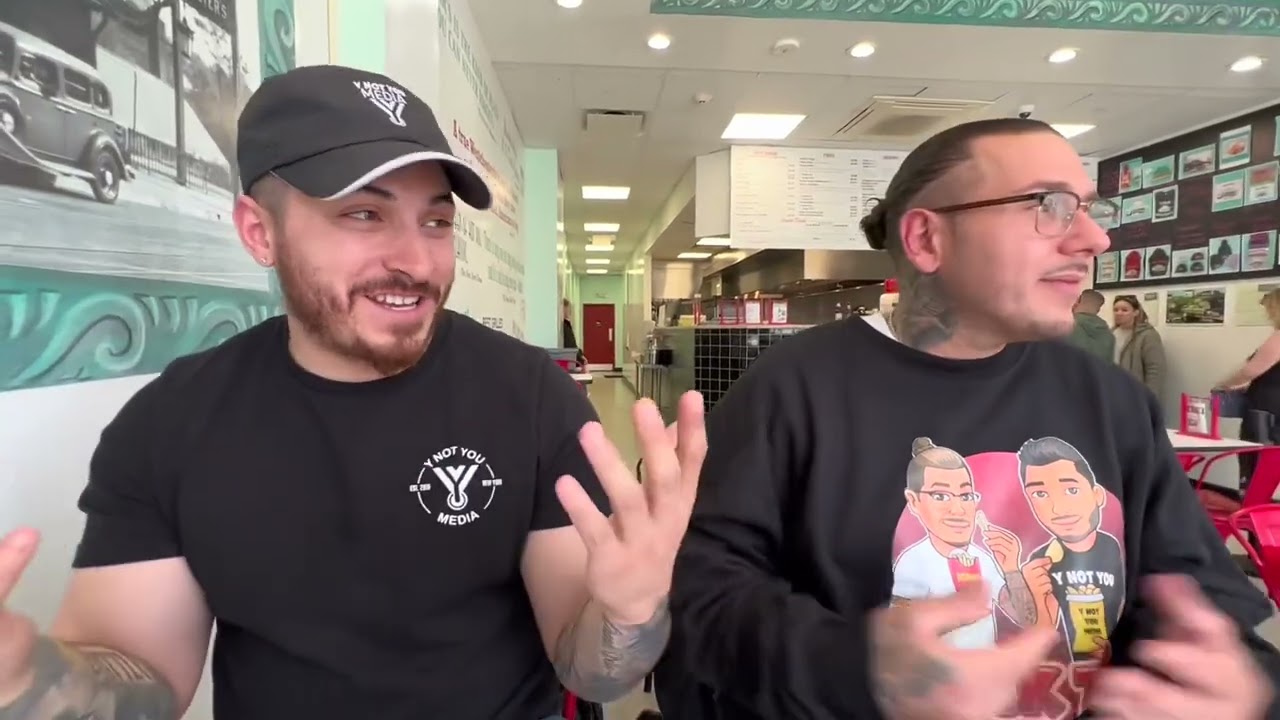 Walter’s Hot Dogs, White Plains with the Snack Time Boys Nicky Smalls and Francis Volpe