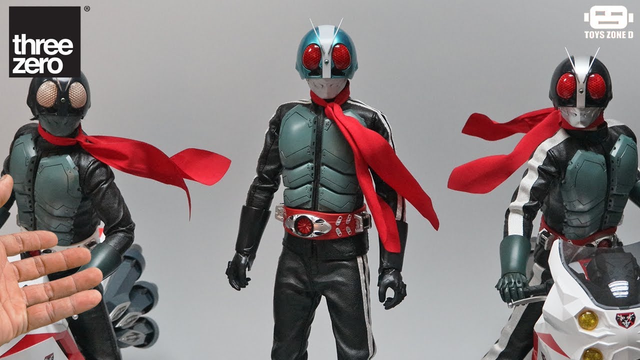 [Unboxing] threezero 1/6 Shin Masked Rider  仮面ライダー第2＋1号 figzero