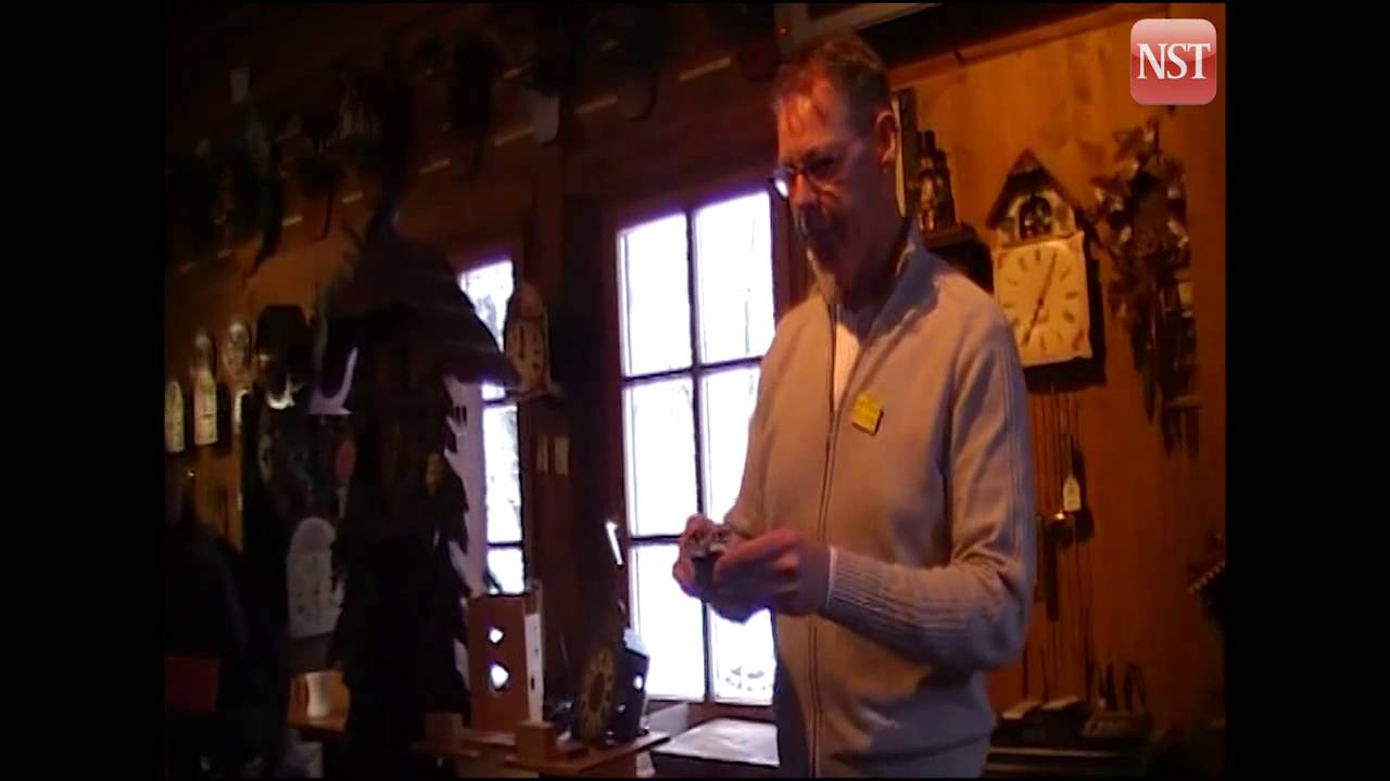 Cuckoo clock making demonstration, the Black Forest, Germany
