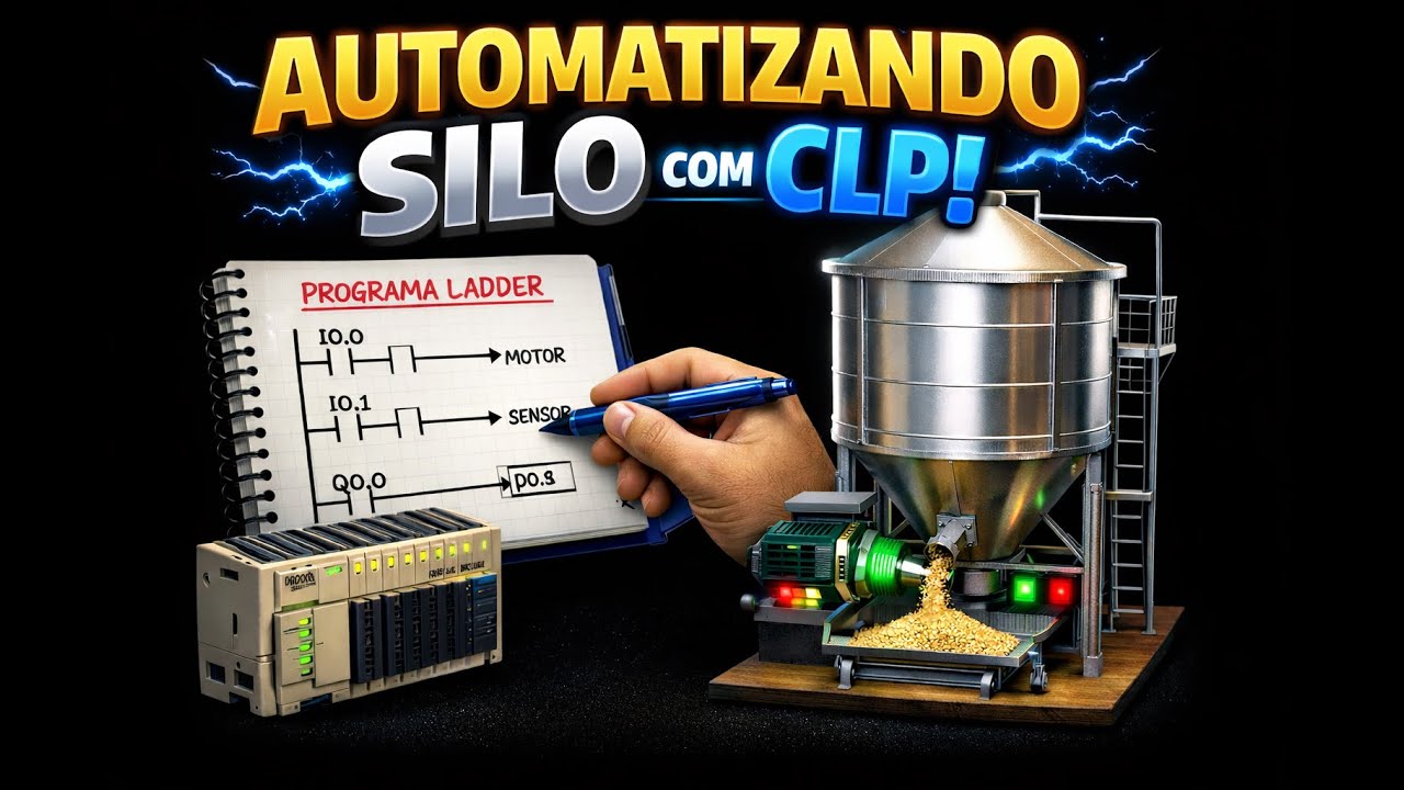 Automação de Silo com CLP do Zero | Lógica Ladder na Prática