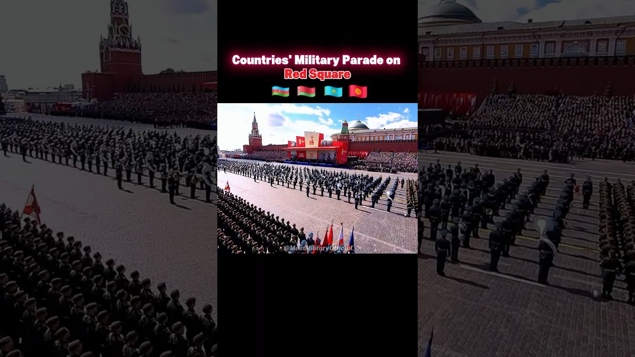 Russia Victory Day 2025: Azerbaijan, Belarus, Kazakhstan, Kyrgyzstan Join Red Square Parade #parade