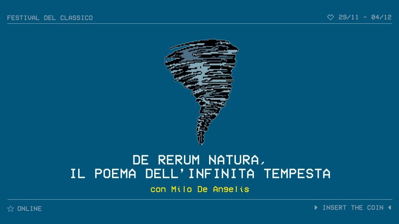 Anteprima Festival del Classico ► Lectio di Milo De Angelis