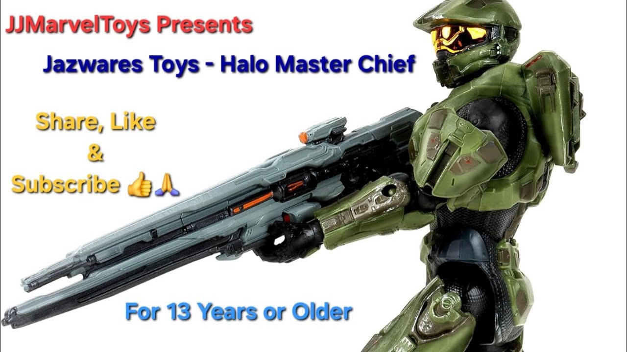 FF Version | Unboxing | Halo | Master Chief | Jazwares | Binary Rifle | Bolt shot | @JJMarvelToys 