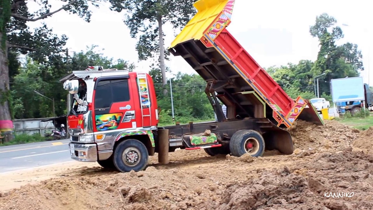 รถดั้มหกล้อ  Wheel Dump Truck Thailand ขนดิน เทดิน
