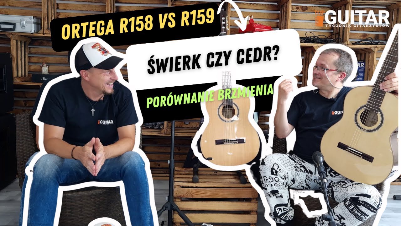 Ortega R158 vs R159: świerk czy cedr? Porównanie brzmienia, recenzja, test. Która giara brzmi lepiej