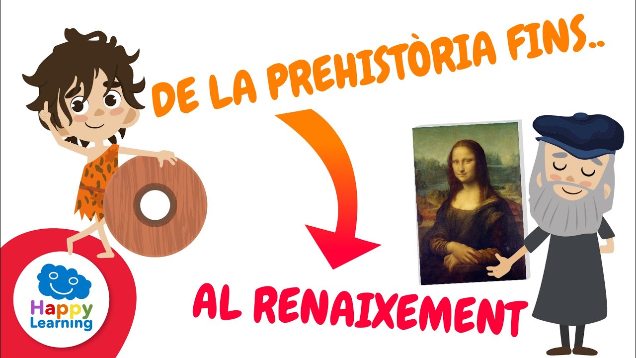 DE LA PREHIST&Ograve;RIA FINS AL RENAIXEMENT | V&Iacute;DEOS D'HIST&Ograve;RIA PER A NENS | Happy Learning 📅👑⏱️
