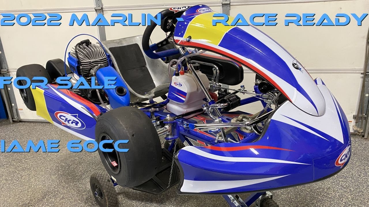 2022 CKR Marlin Kart 60cc IAME Swift Race Ready - MycHron 5 Douglas Wheels Turn-Key