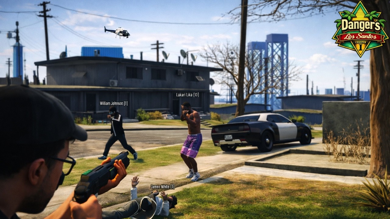 Опасности Лос-Сантоса в режиме «Время демонов», часть 1 | GTA RP | Сервер Лос-Сантос | Glock со с...