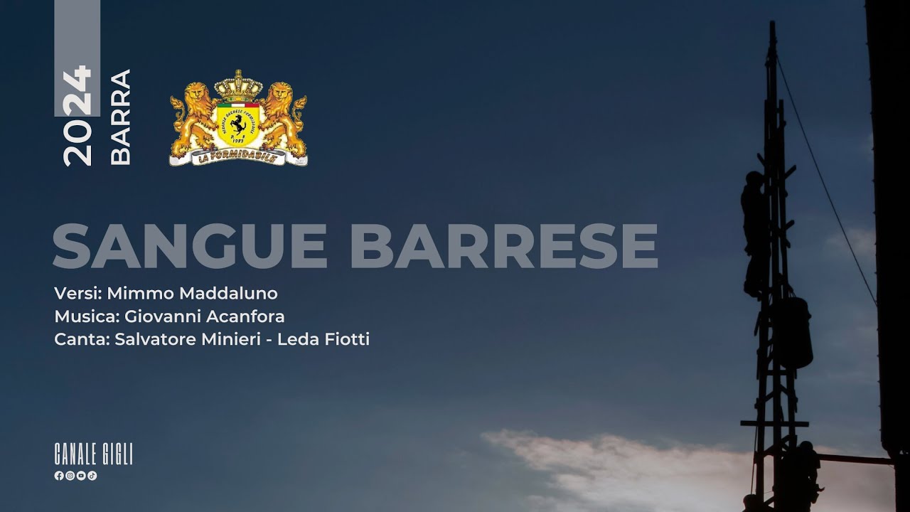 BARRA 2024 - SANGUE BARRESE - ALZATA FORMIDABILE