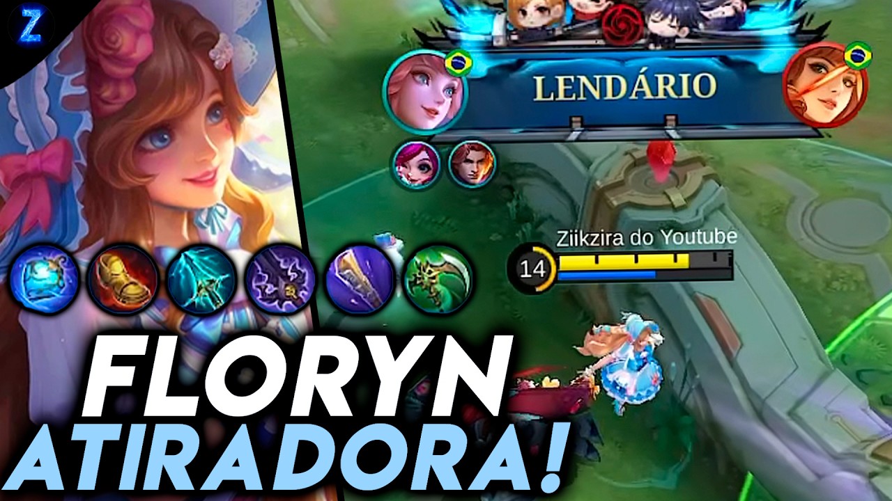 DEPOIS DA RAFAELA ADC, AGORA TEMOS A FLORYN ADC!!  - FLORYN GAMEPLAY | Mobile Legends