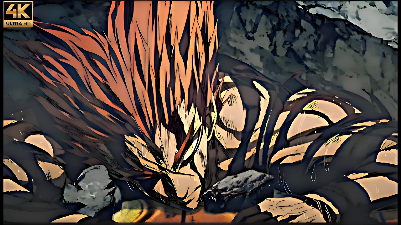 Garou Vs Lord Orochi | One punch man Badass moments in hindi Saitama funny moments in hindi #garou
