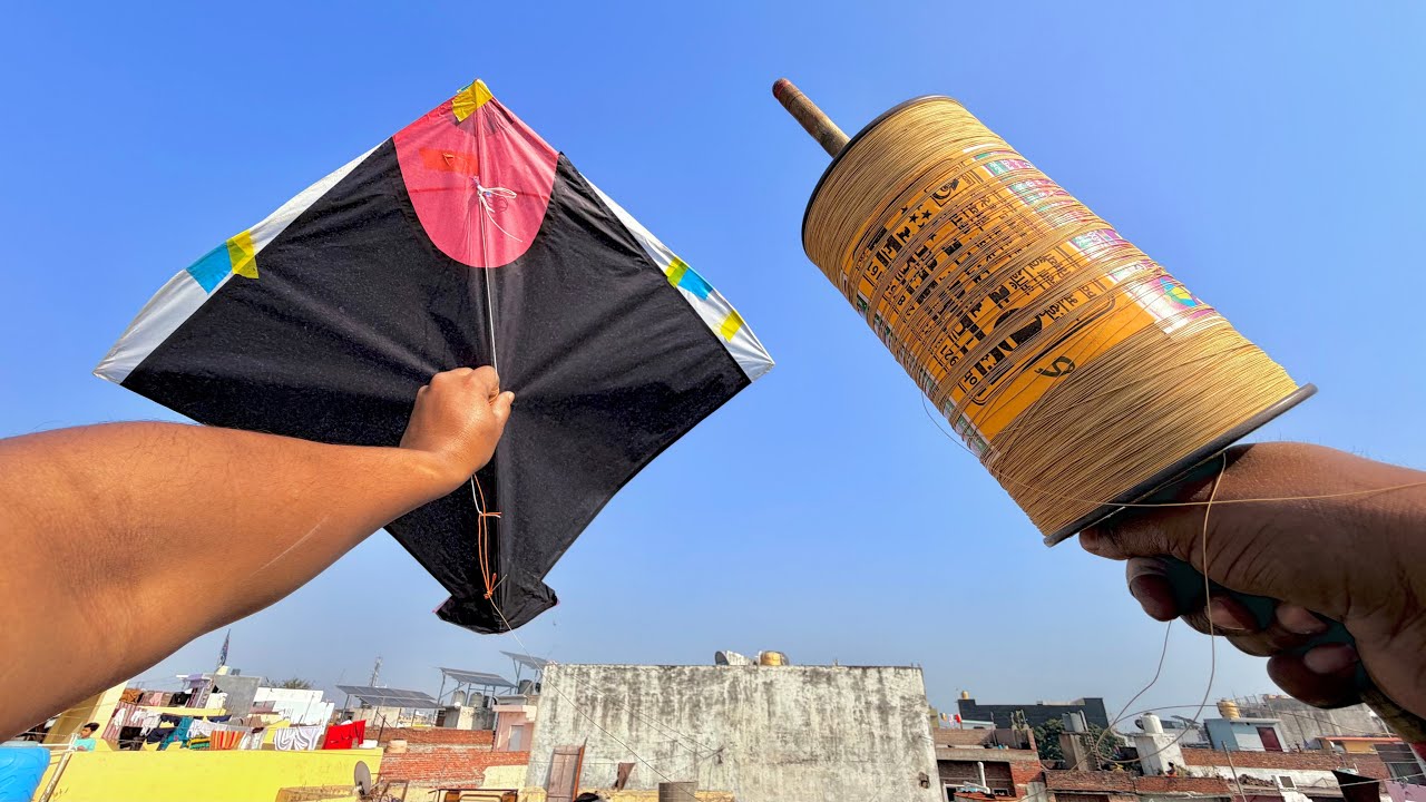 New Manjha Testing | Kite Cutting Trick With New Manjha | Kite Flying | Kite